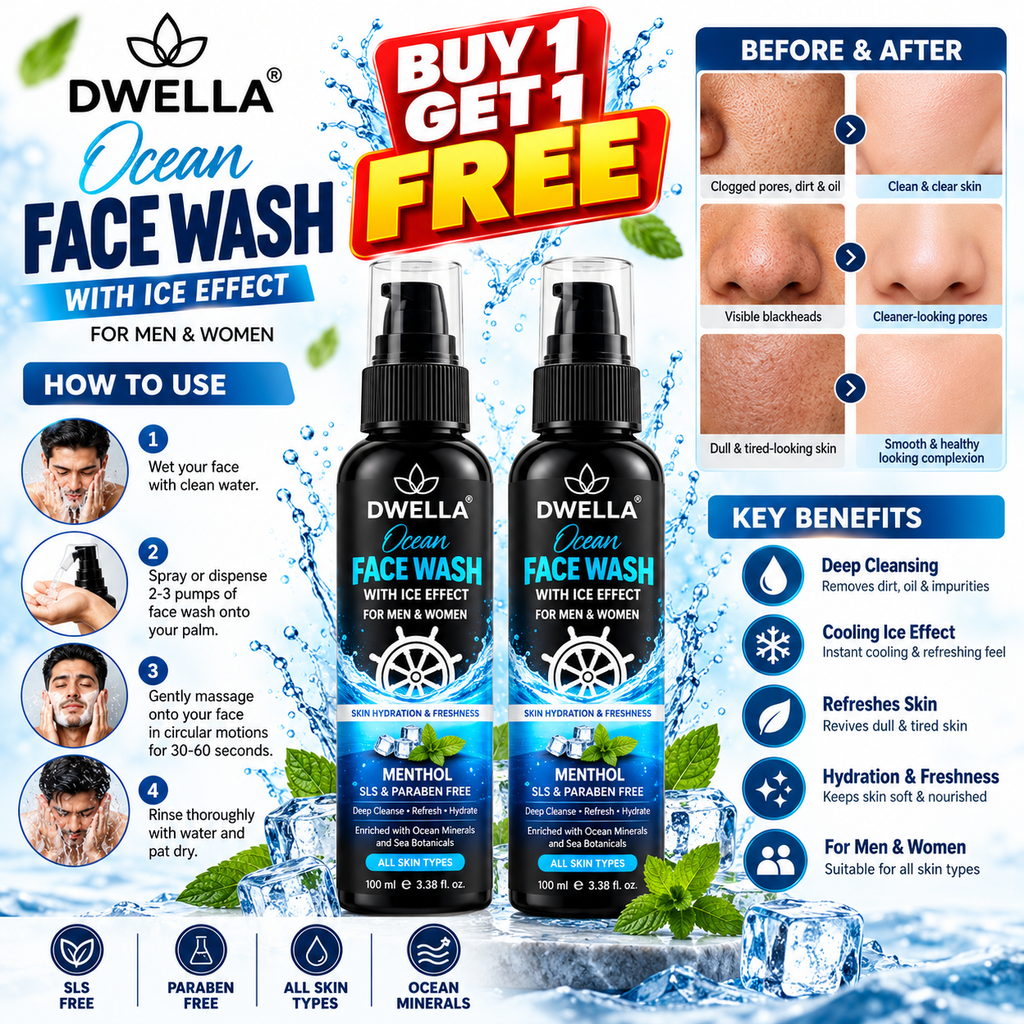Ocean Face Wash Buy 1 Get 1 Free