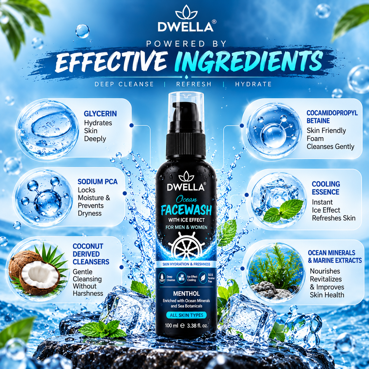 Ocean Face Wash Buy 1 Get 1 Free