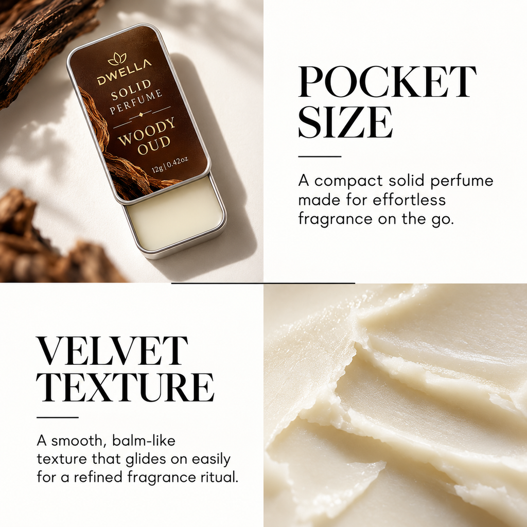 Rare Vanilla Solid Perfume & Get Woody Oud FREE | Buy 1 Get 1 Free