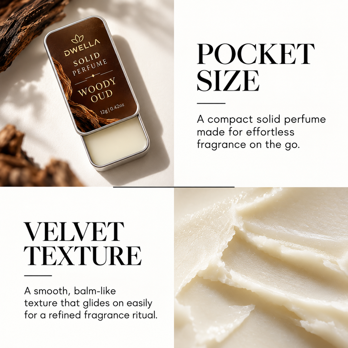 Woody Oud Solid Perfume for Men & Women