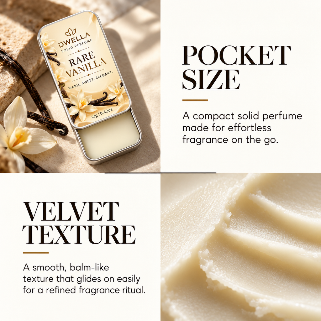 Rare Vanilla Solid Perfume  for Men & Women