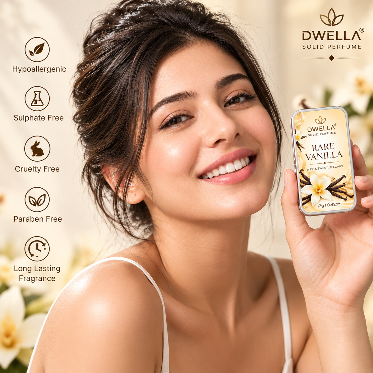 Rare Vanilla Solid Perfume  for Men & Women