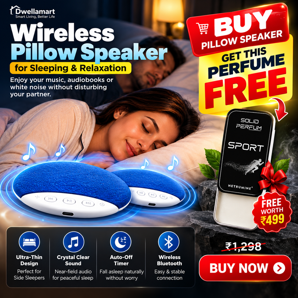 Buy Pillow Speaker, Get FREE Sport Solid Perfume
